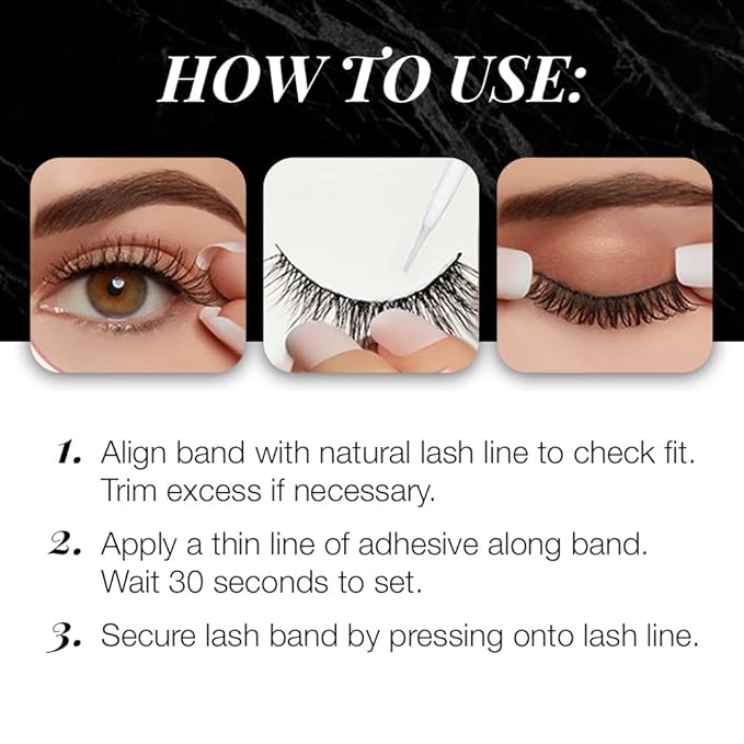 Ardell Faux Mink Lashes 815, Ultra-Soft, Natural Look False Eyelashes, Reusable Strip Lashes, 4 Pairs, 1 Pack