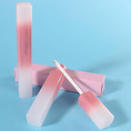 COSIDEA 15pcs 5ml Irregular rectangle empty lip gloss tubes bulk with wand unique Gradient pink lipgloss tube