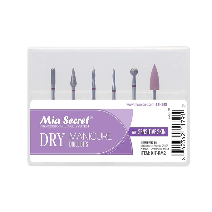 6 pcs dry manicure drill
