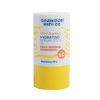 Seaweed Bath Co. Refresh & Protect Hydrating Serum Stick SPF 50 Zinc Oxide Face Sunscreen, 0.8 Oz., Lightweight Facial Sunblock for Women & Men