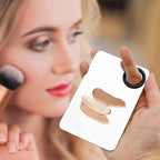 Makeup Spatula and Palette Set, Facial Makeup Tools, Including Eye Shadow/Eyelashes/Nail/Foundation With Makeup Mixing Palette + Blending Stick + Blending Spatula + Foundation Brush