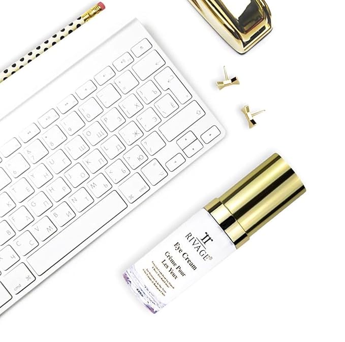 RIVAGE NATURAL DEAD SEA MINERALS Eye Cream 20ML ENHANCED WITH DEAD SEA SALT FORMULATED with DEAD SEA MINERALS and BEECH TREE BUD EXTRACT VEGAN FRIENDLY, NO ANIMAL TESTING, NO HARSH CHEMICALS