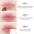 3 PCS Bee Lip Balm Honey Pot, Honey & Strawberry & Watermelon Lip Mask Overnight Propolis Moisturizing Lip Balm Hydrating Prevention Dry and Crack Lip Scrubs Exfoliator Lip Wrinkle Care (Set B)