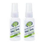KINeSYS Fragrance Free Clear Spray Sunscreen for sensitive skin, SPF 30, Hypoallergenic, Broad Spectrum UVA/UVB protection for Body, Alcohol, PABA and Oxybenzone FREE, 170+ Sprays, 1 Fl Oz (Pack of 2)