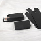 Framendino, 50 Pack Black Kraft Paper Lipstick Boxes Rectangle Lipstick Bottle Boxes Reusable Lip Balm Packaging Cases Gift Wrapping Box for DIY Gift Packaging (3.54x1.41x1.41)