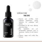 koné care | serum Nº 4 the eye with hyaluronic acid, rosehip oil and vitamin E 1 fl oz