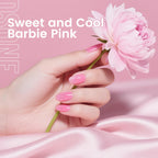 JODSONE 12 PCS Gel Nail Polish Base Coat and Top Coat Red Pink High Gloss Fashion Women Gifts