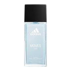 adidas Moves for Men Eau de Toilette Spray 1.6 Fl OZ & Moves for Him Body Fragrance for Men, 2.5 fl oz, Liquid, Grapefruit
