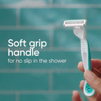 Gillette Venus Simply 3 Sensitive Women's Disposable Razors, Pack of 2 with 4 razors