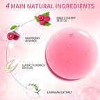 Plumping Lip Oil,Hydrating Gloss Tinted Lip Balm Transparent Lip Care,Big Brush Head Glitter Shine,Long Lasting Nourishing Non-sticky Fresh Textureand Dry Lips Care Products0.2 OZ(002#CLEAR TO PINK)