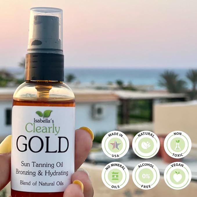 Isabella's Clearly Natural Tanning Oil