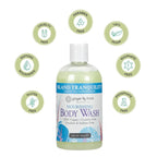 Ginger Lily Farms Botanicals Nourishing Body Wash, Island Tranquility, 100% Vegan & Cruelty-Free, Green Tea & Lemongrass Scent, 12 Fl Oz
