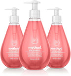 Method Gel Hand Soap, Pink Grapefruit, 12 oz, 3 pack, Packaging May Vary