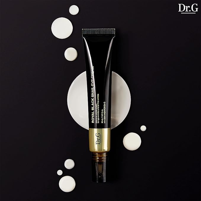 Dr.G Royal Black Snail Eye Cream - Intensive Wrinkle Care Cream for Eye Wrinkles and All Fine Wrinkles - 1.01 Fl Oz