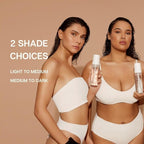 Nuda Self Tanning Water Mousse - Medium to Dark | Streak & Transfer-Free Clear Self Tanner | Hydrating Sunless Tanner for a Natural Look | Lightweight Fragrance-Free Self Tanning Mousse, (6.4 Fl Oz)