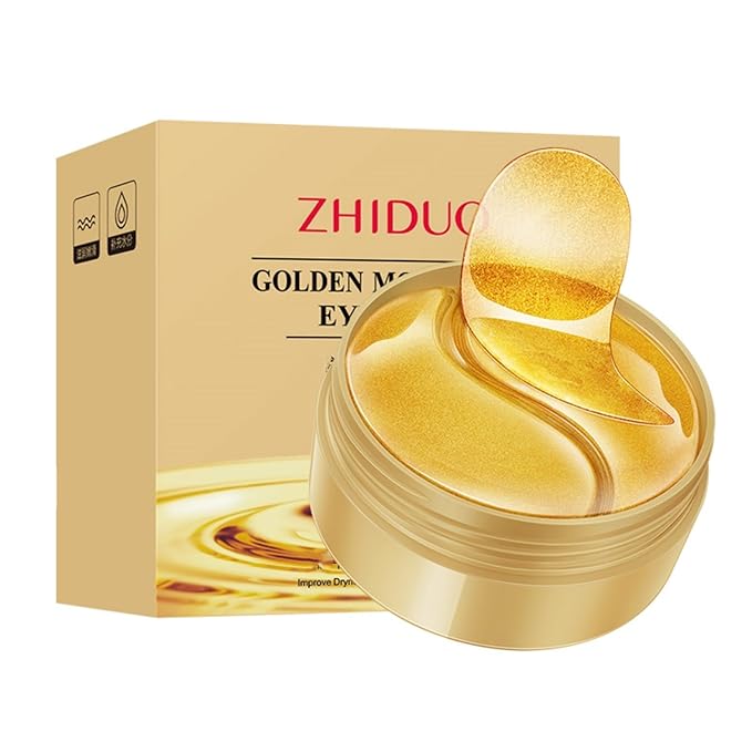 Under Eye Patches - 24K Gold Eye Mask,Moisturizing Serum for Firming, Brightening, and Relieving Eye Fatigue - Under Eye Patches for Dark Circles and Puffiness (gold)