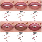 6-Color Velvet Matte Lipstick Pencils Pack for Lips Makeup, Ultra Smooth Creamy Hydrating, Long-Lasting High lmpact Color Soft Finish, Moisturized Lips (6Pcs Matte Lip pencils Set-A, Pack of 1)