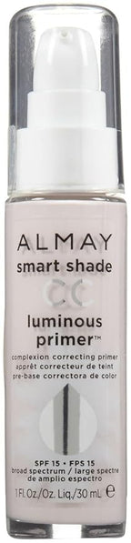 Almay Smart Shade CC Luminous Primer, 1 Fl Oz, Clear