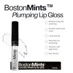 Healthy, Naturally Lip Plumping Clear LipGloss, Southie Pout (.25oz) - Vegan, Plant-Based ingredients. Cooling Mint Enhances Fullness, while Avocado Oil and Jojoba provides lasting Hydration.
