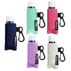 WKieason Lip Balm Sleeves Holder Keychain 5pcs Clip on Chapstick Keychain Holder Pouch Tight-Knit Elastic Lipstick Key Chain Holder