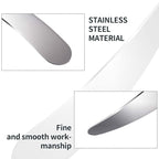 2Pcs Mini Metal Cosmetic Spatulas, Makeup Spatulas, Skincare