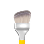 Bdellium Tools Professional Makeup Brush - Studio Series 971 Large Slanted Double Dome Blender - With Soft Synthetic Fibers, For Quick & Easy Application and Blending (Yellow, 1pc)