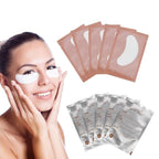 Adecco LLC 50 Pairs Eye Gel Pads, Eyelash Extension Under Eye Pads, Lint Free Lash Extension Under Eye Gel Patches for DIY False Eyelash Extension Makeup Supplies, Eye Mask Beauty Tool