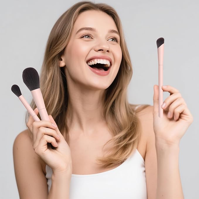 Makeup Brushes 10Pcs Professional Makeup Brush Set Foundation Contour Concealer Blush Highlight Powder Blending Eye Shadow Brush