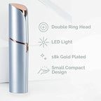 Facial Hair Removal for Women, Face Razors for Women's Electric, Rechargeable Women Mustache Remover with 3 Replacement Heads