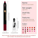 Wine Lip Liner Pencil, Smooth Matte Lipstick Crayon with Lip Pencil Sharpener for Women, Smudge Proof Waterproof Ultimate Makeup Forever Lipliner 09#