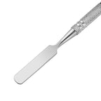 5Pcs Makeup Spatula tool metal Set Professional Beauty Stainless Steel Cosmetics Mixer Long Metal Spatula Depotting Mixing Tool (#2)