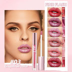 6-Color Lip Glaze Set, Matte Cream Lipstick, Pearlescent Glaze