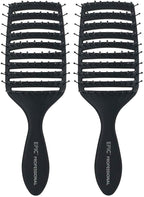 Epic Professional Quick Dry Hair Brush (Black)…2 Pack