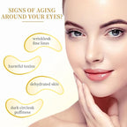 Under Eye Patches - 30 Pairs Under Eye Masks for Dark Circles and Puffiness, 24k Gold Dark Circles Under Eye Treatment for Women, Undereye Gel Patches Under Eye Bags - Reduce Wrinkles Anti-Aging