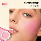 Shiny Blush 12 Color Cream High-Pigmented Buildable Face Blush Long-Lasting Natural Look Face Blush for Cheeks (Color 06)