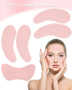 Reusable eye patches for wrinkles