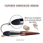 ENERGY Concealer Brush,Tapered Kabuki Foundation Makeup Brush for Under Eye Concealing Blending Liquid Cream Setting Powder Make Up for Full Coverage Cosmetic Applicator Soft Dense Makeup Tool