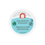 First Aid Beauty - Facial Radiance Pads with Gycloic & Lactic Acids – Daily Exfoliating Pads with AHA that Help Tone & Brighten Skin – Makeup Routine Prep - Compostable for Daily Use – 28 Count