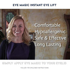 Eye Magic Premium Eye Lift (S/M Refill) Made in America. Instantly Lifts and Defines Droopy, Sagging or Hooded Eyes Safe for Daily Use