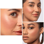 Makeup Powder Blusher - "Cosmo" - 4g / 0.141 oz - Full Coverage, Natural Blush - Soft, Buildable Pink, Coral, Peach & Golden Hues - Matte & Shimmering Shades Gives Cheeks a Radiant Glow