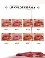 INTO YOU Lip Gloss, Lip Stain Long Lasting, Lip Tint, Lip Plumper Gloss, Glitter Lip Gloss, Liquid Lipstick, Lip Oil, Vivid Color, Smudge-Proof, Lightweight, Naturally Moisturizing (G08)
