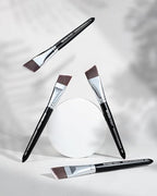 EIGSHOW Angled Flat Foundation Brush, Vegan Synthetic Bristles, Streak Free Application, Face Makeup Brush For Blending Liquid, Cream, Face Mask (E870)