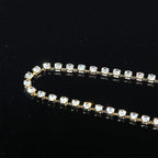 Boho Crystal Thigh Chain Gold Body