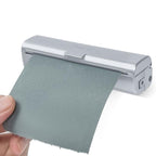 Natural Oil Blotting Paper Roll, Refillable Compact Dispenser No Shine Sheets, Absorb Excess Shine on Face or Scalp Instantly, Men and Women Facial Skin Care or Make Up Must Have (Bamboo Charcoal)