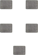 JUVITUS Large Empty Makeup Palette with Mirror and 20 Metal Stickers for Customizing Eyeshadows, Highlighters, and Blushes