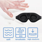 Eye Mask for Lash Extensions, Eye Mask for Sleeping, Soft Breathable Eyelash Sleeping Mask for Extensions with Adjustable Elastic Strap for Flight Nape