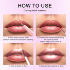 Rose Gold Metallic Lip Liner and Lipstick Combo Lip Gloss Tints Stain Set Makeup for Women Long Lasting Waterproof 24, Light Pink Metallic Glitter Shimmer Iridescent Liquid Lipstick lippies Lip Gloss