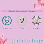 Patchology Eye Masks, Illuminating Under Eye Patches for Dark Circles (15 Pair) Brightening Eye Mask, Vitamin C Serum Eye Bags Treatment for Men and Women, Cooling Gel Pads