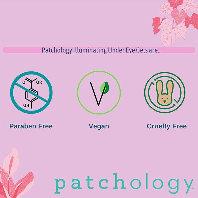 Patchology Eye Masks, Illuminating Under Eye Patches for Dark Circles (15 Pair) Brightening Eye Mask, Vitamin C Serum Eye Bags Treatment for Men and Women, Cooling Gel Pads