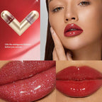 Dual Ended Liquid Lipstick with Shinny Glitter Lip Glitter